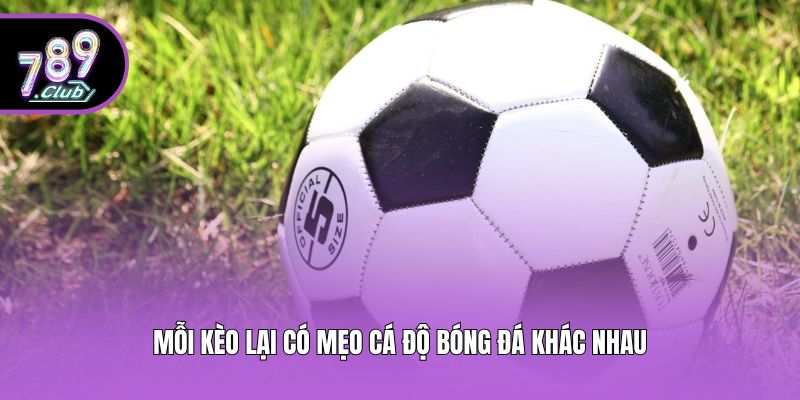 Mỗi kèo lại có mẹo cá độ bóng đá khác nhau