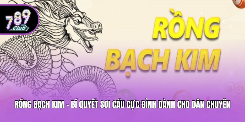 Rồng Bạch Kim - Bí Quyết Soi Cầu Cực Đỉnh Dành Cho Dân Chuyên